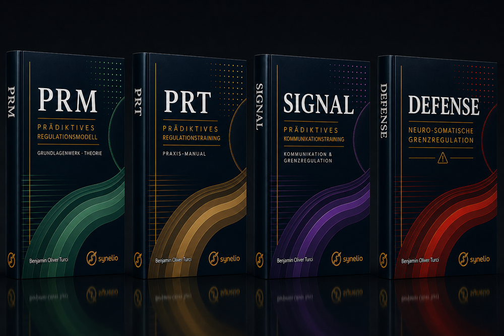 Synelio® Buchreihe — alle vier Bände: PRM, PRT, SIGNAL, DEFENSE